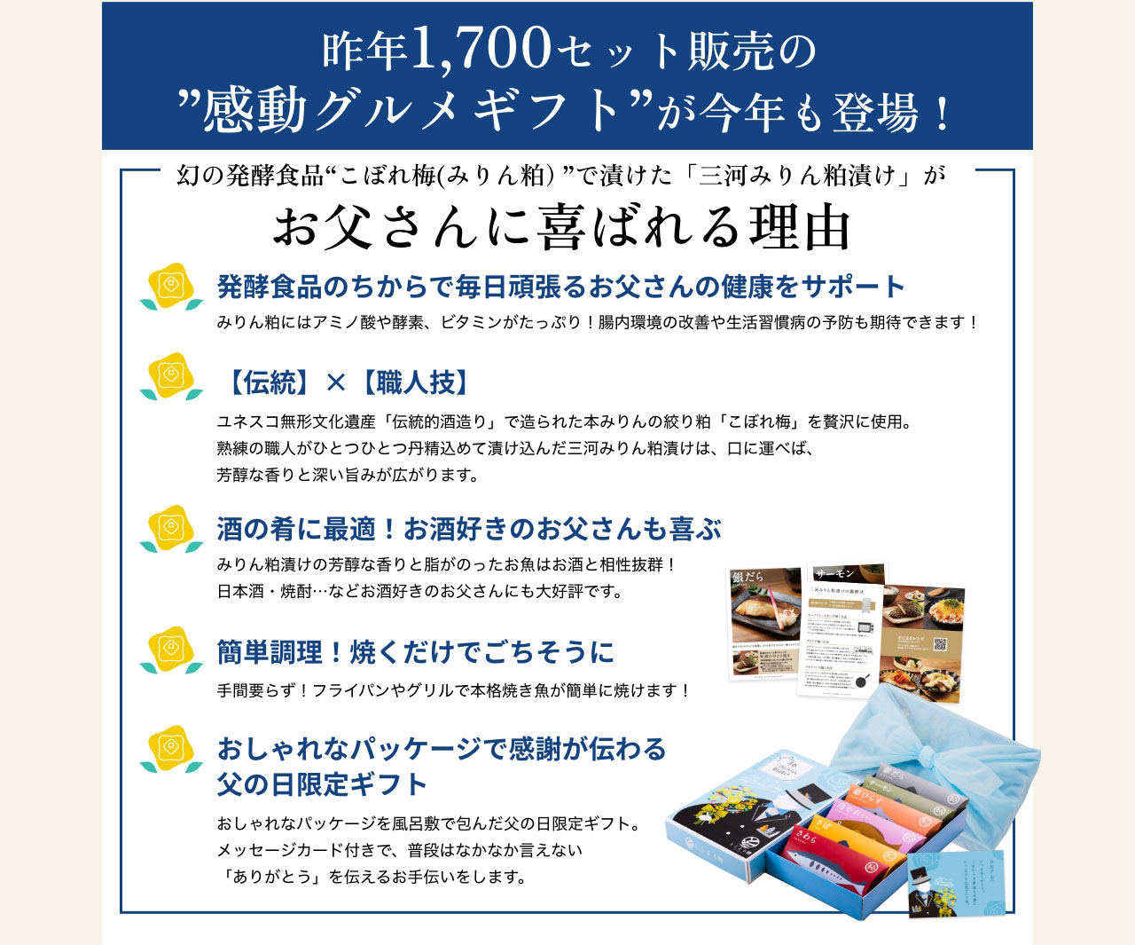 昨年1,700セット販売の”感動グルメギフト”が今年も登場！