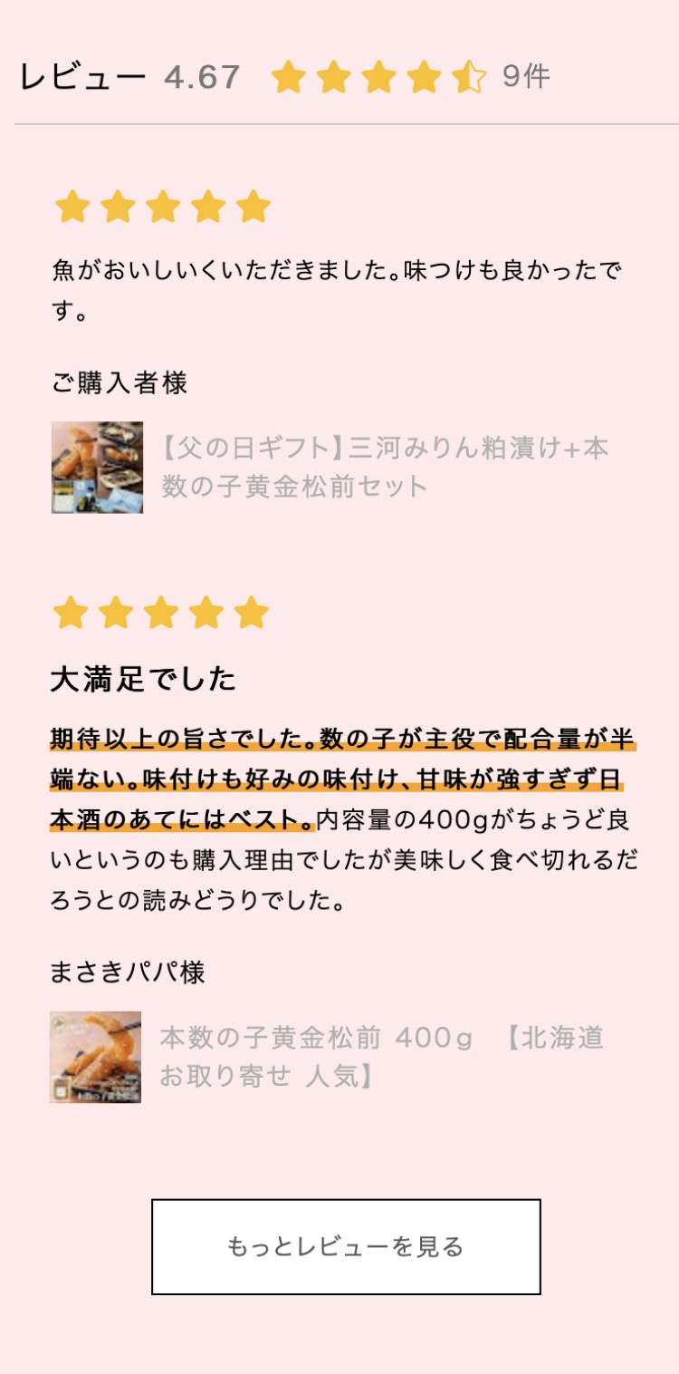 レビュー