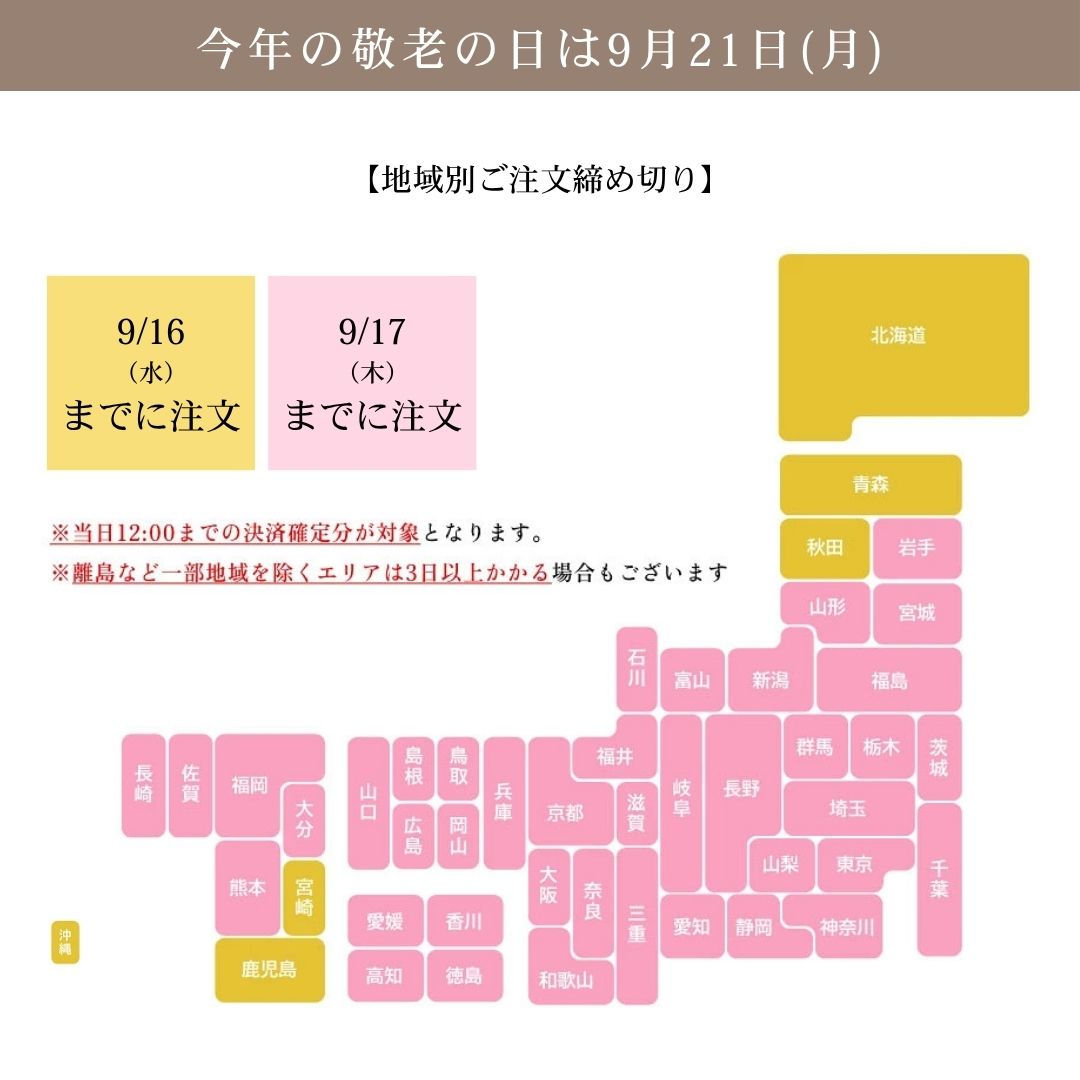 お届け日