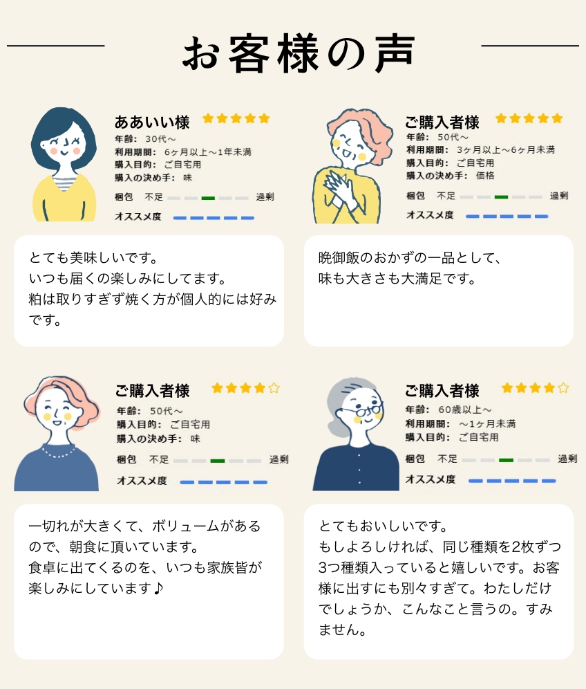 お客様の声