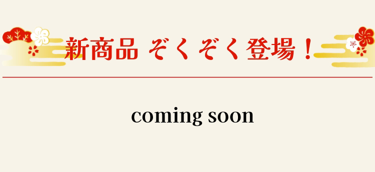 新商品 ぞくぞく登場！